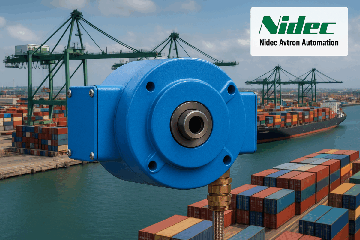 ENCODER NIDEC AVTRON AV56A1KFX6YXGP50 TRONG CẢNG BIỂN