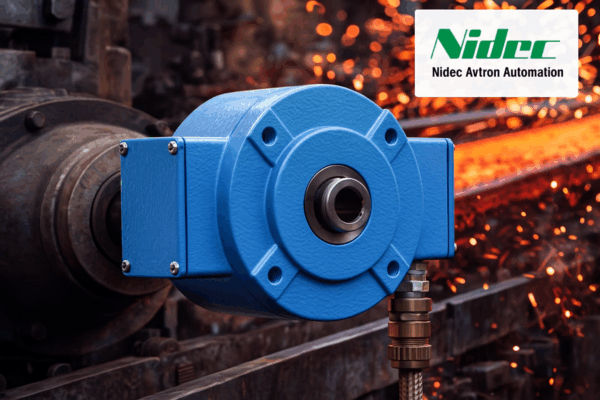 Encoder Nidec Avtron AV56A1KFX6YXGP50 trong nhà máy thép