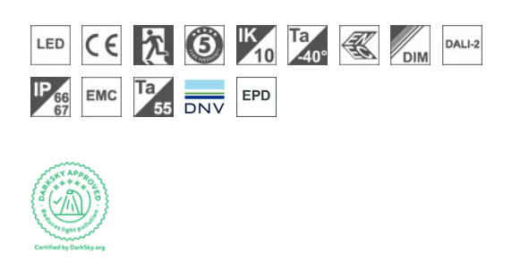 CÁC TIÊU CHUẨN CỦA ĐÈN LED GLAMOX