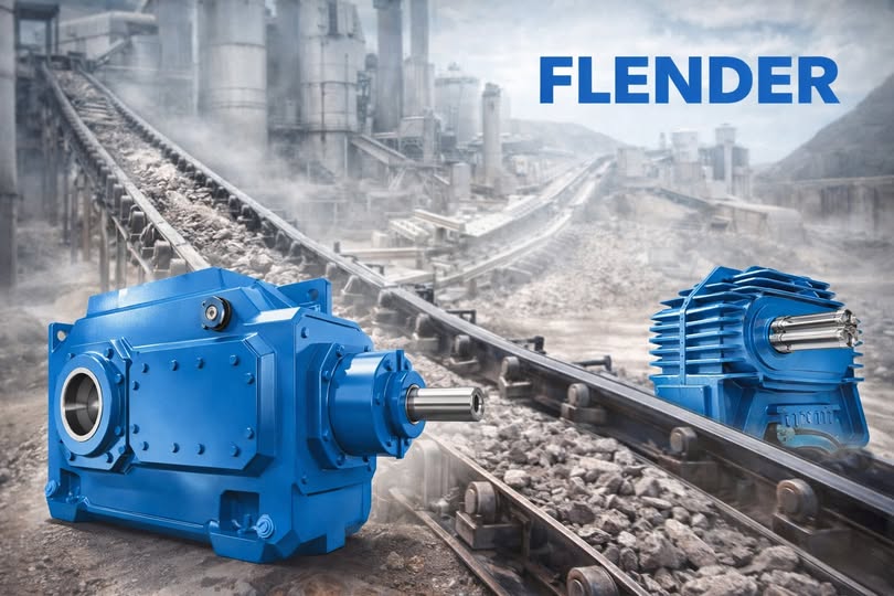 🏭 FLENDER – Giải pháp kiểm soát băng tải cho nhà máy sản xuất xi măng ⚙️