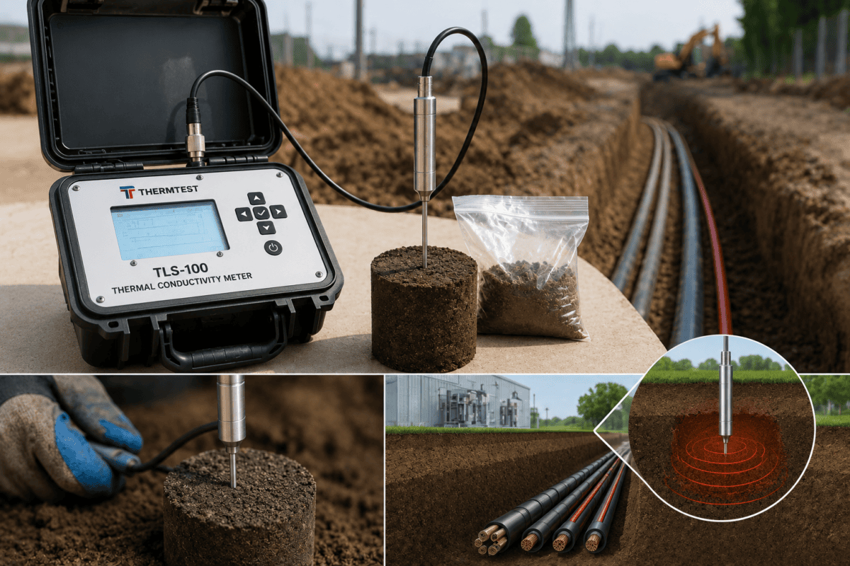 TLS-100 THERMTEST VIETNAM – ĐO ĐIỆN TRỞ NHIỆT ĐẤT CHO TUYẾN CÁP ĐIỆN NGẦM